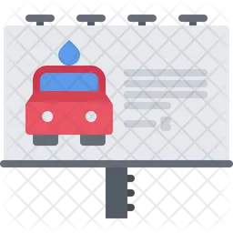 Washing Billboard  Icon