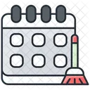 Washing Calendar Calendar Clean Day Icon
