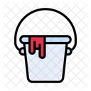 Bucket Washing Laundry Icon