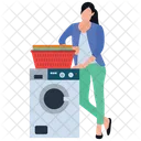 Washing Clothes Icon