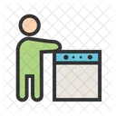 Washing Clothes Utensils Icon