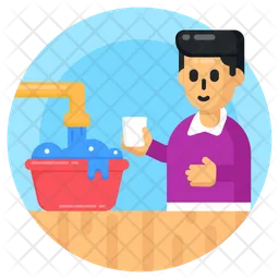 Washing Dishes  Icon
