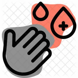 Washing Hand  Icon