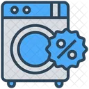 Washing Machine Discount Icon