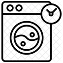 세탁 세탁 기계 아이콘