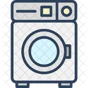 Machine Washing Electrical Appliance Icon