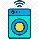 Smart Washing Machine Automation Internet Of Things Icon