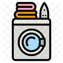 Washing Machine Laundry Basket Icon