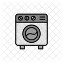 Washing Machine Cleaning Laundry Icon