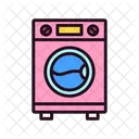 Washing Machine Cleaning Laundry Icon