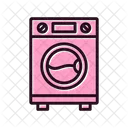Washing Machine Cleaning Laundry Icon