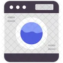 Machine Wash Washing Icon