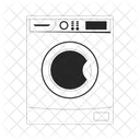 Washing Machine Front Loading Washing Icon