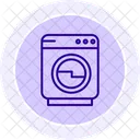 Washing Machine Color Circle Icon Icon