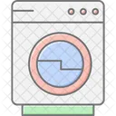 Washing Machine Lineal Color Icon Icon