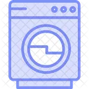 Washing Machine Duotone Line Icon Icon