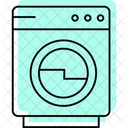 Washing Machine Color Shadow Thinline Icon Icon