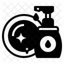 Washing Plate Washing Dishes Dishwashing Icon