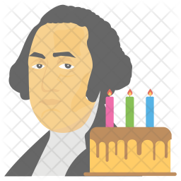 washington s birthday icon of flat style available in svg png eps ai icon fonts iconscout