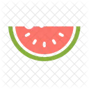 Wasser Melone Saftig Symbol