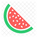 Wasser Saftig Wassermelone Symbol