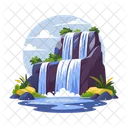 Wasser Berg  Icon