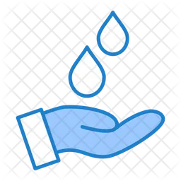 Gereinigtes Wasser  Symbol