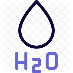 Wasser H 2 O  Symbol