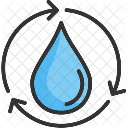 Wasser recyceln  Symbol