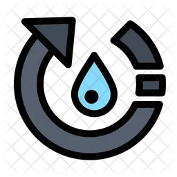 Wasser recyceln  Symbol