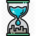 Wassersanduhr Wassersanduhr Sanduhr Symbol