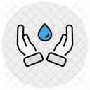 Wasser sparen  Symbol