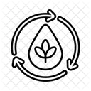 Wasser sparen  Symbol
