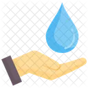 Wasser Sparen Schutz Symbol