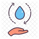 Wasser Okologie Sparen Symbol