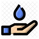 Sparen Wasser Okologie Symbol