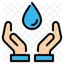 Sparen Wasser Tropfen Symbol