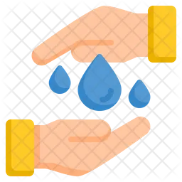 Wasser sparen  Symbol