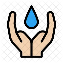 Wasser sparen  Symbol