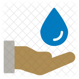 Wasser sparen  Symbol