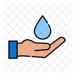 Wasser sparen  Symbol