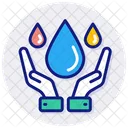 Wasser sparen  Symbol