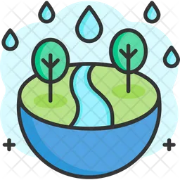 Wasser sparen  Symbol