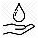 Wasser sparen  Symbol