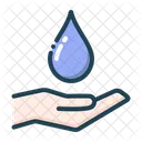 Wasser sparen  Symbol