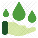 Wasser sparen  Symbol