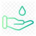 Wasser sparen  Symbol