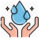 Wasser sparen  Symbol