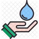 Wasser sparen  Symbol