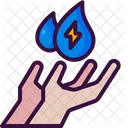 Wasser sparen  Symbol